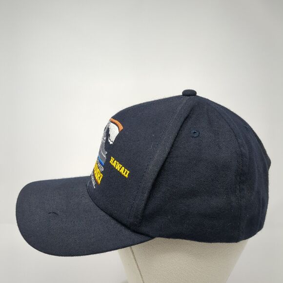 Battleship Missouri Memorial Snapback Hat Blue One Size Adjustable - Picture 3 of 8